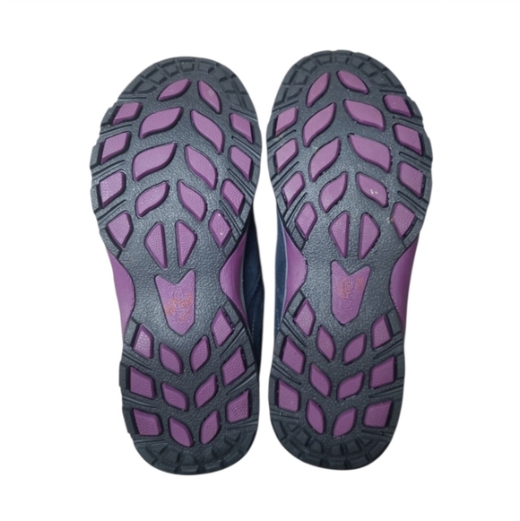 Ryka Canyon Shearling Suede Hiking Boots Navy Purple Size 9 - Picture 7 of 13